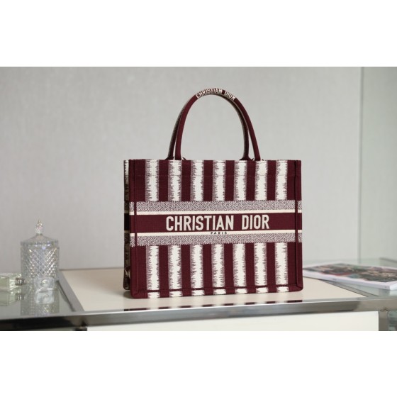 DIOR TOTE striped shopping bag